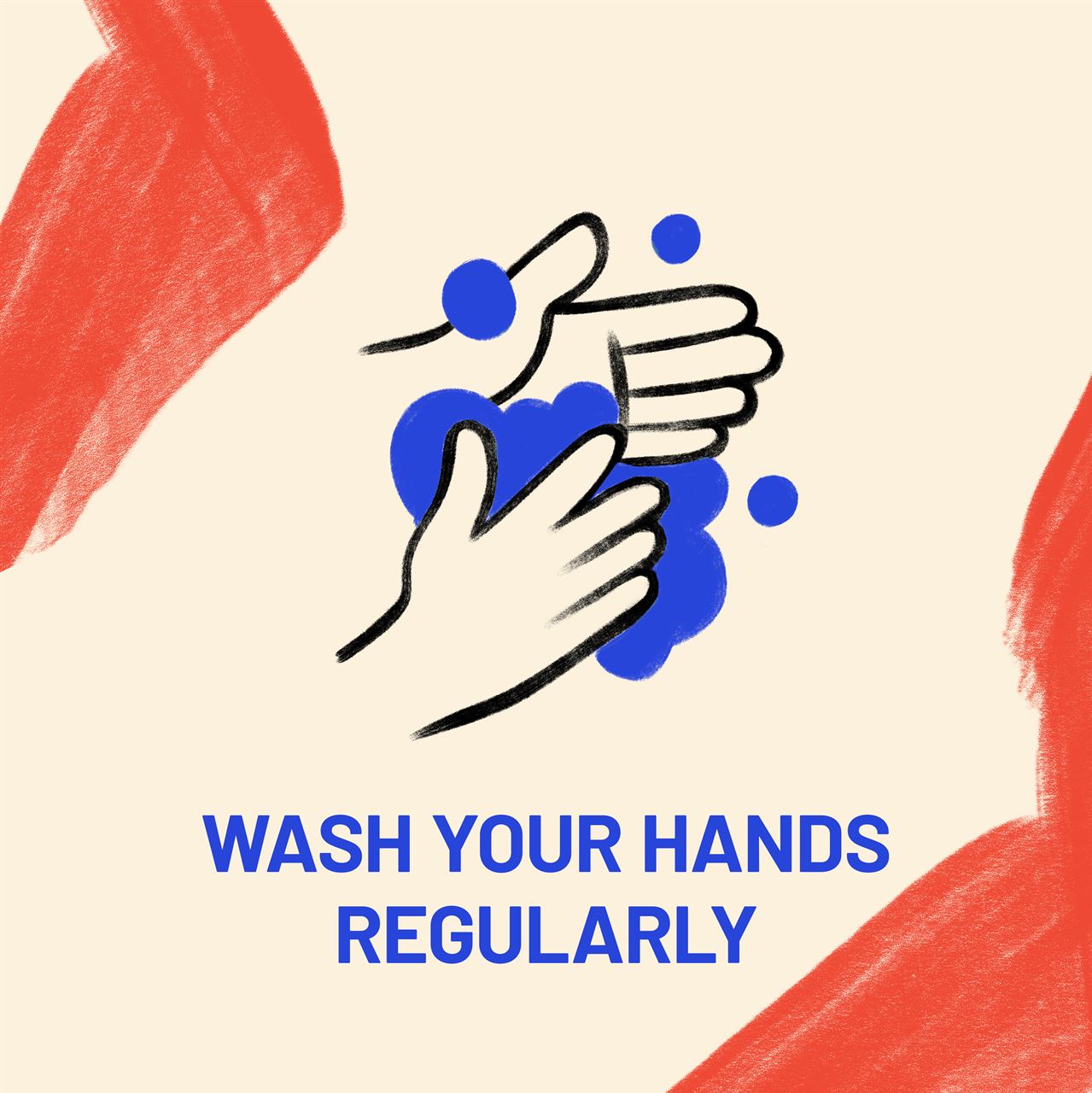 Wash hands regularly
